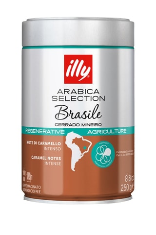 6 Blikken Gemalen Koffie met Arabica Brasile Illy - 6 x 250 g