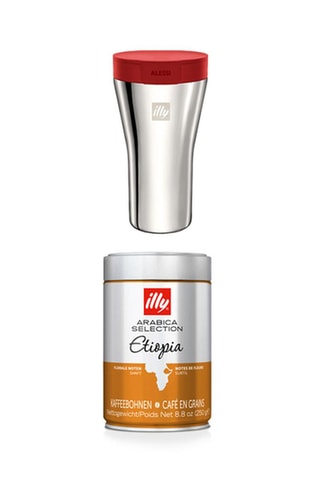 6 blikken espressobonen Arabica Colombia Illy.