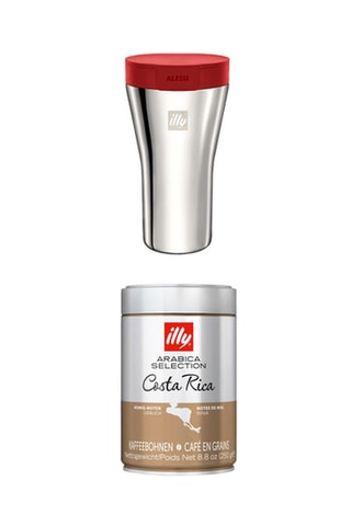 6 blikken espressobonen Arabica Colombia Illy.