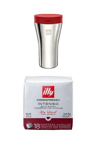 2 x 6 Pakketten van 18 Koffiecapsules Iperespresso Intenso en Gratis Mok