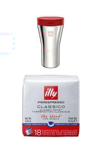 2 x 6 Pakketten van 18 Koffiecapsules Iperespresso Classico Lungo en Gratis Mok