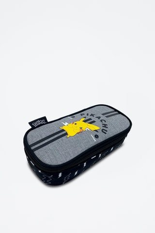 Etui Pikachu Pokemon - Gemêleerd Lichtgrijs