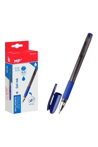 12 Balpennen - Blauwe Inkt