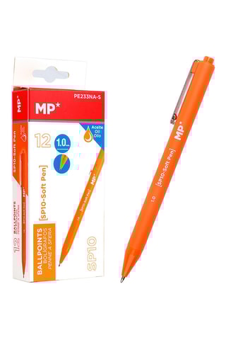 12 Balpennen - Oranje Inkt