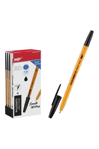 50 Balpennen - Zwarte Inkt