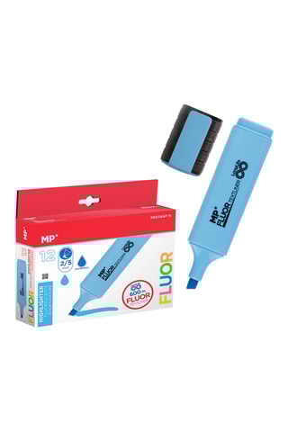 12 Highlighters - Blauwe Inkt