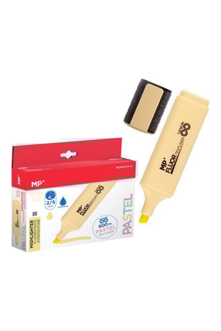 12 Markeerstiften - Beige Inkt