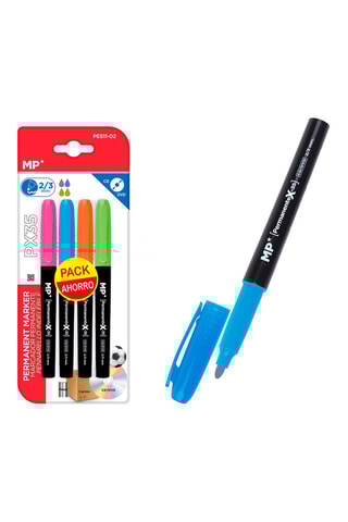 4 Markeerstiften - 4 Inktkleuren
