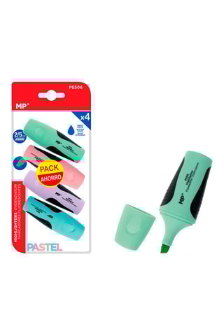 4 Mini Highlighters - 4 Inktkleuren