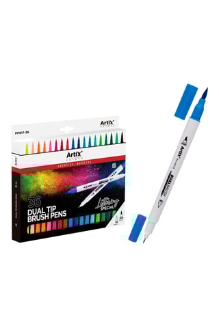 36 Markeerstiften voor Handlettering met Dubbele Punt - Multicolor