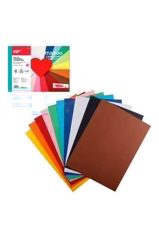 25 Blokken Kartonpapier - Willekeurige Kleur