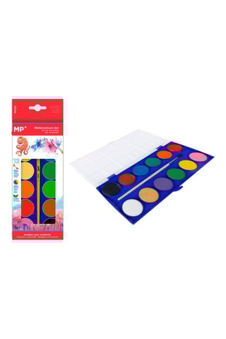 Palet Waterverf - 12 Kleuren