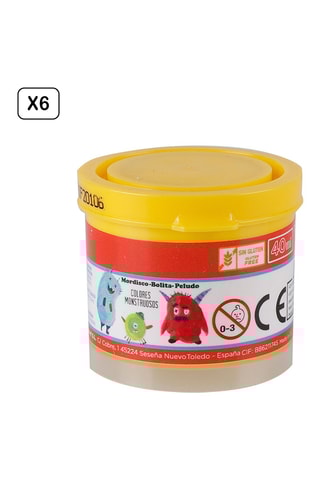 6 Potjes Vloeibare Plakkaatverf - 6 x 40 ml - Geel