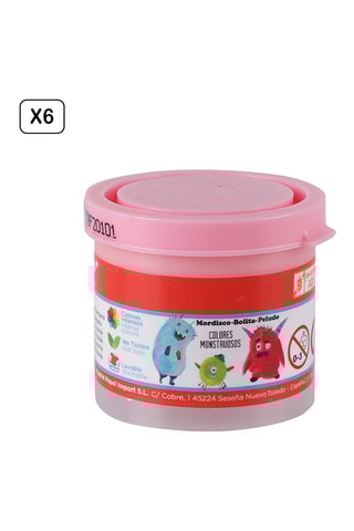 6 Potjes Vloeibare Plakkaatverf - 6 x 40 ml - Roze