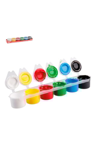 6 Potjes Plakkaatverf - 6 x 15 ml