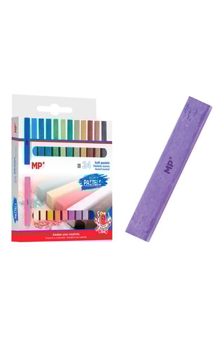 24 Sticks Pastelverf - 65 mm
