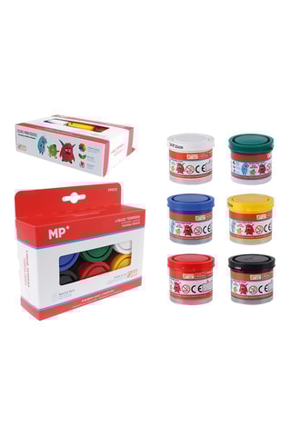 6 Potjes Plakkaatverf - 6 x 40 ml