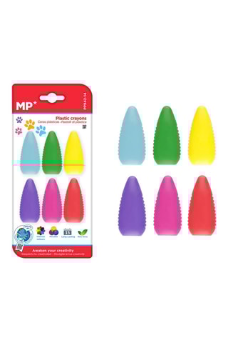 6 Waskrijtjes - Multicolor