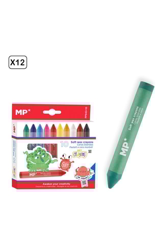 10 Waskrijtjes - Multicolor