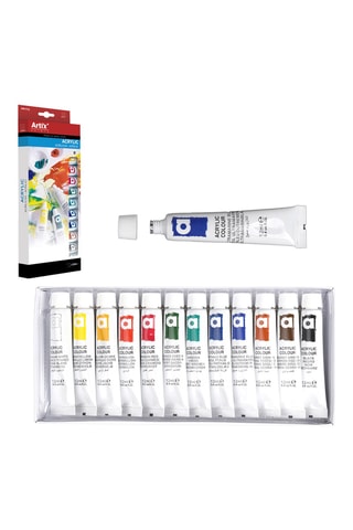 12 Tubes Acrylverf - 12 x 12 ml
