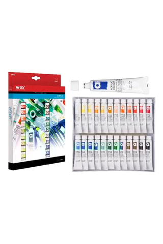 24 Tubes Acrylverf - 24 x 12 ml - Willekeurig Model