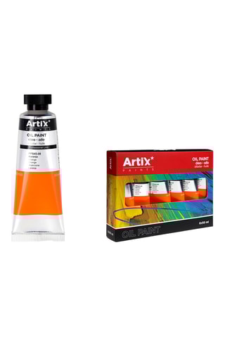 6 Tubes Olieverf - 6 x 50 ml - Oranje