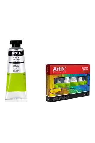 6 Tubes Olieverf - 6 x 50 ml - Lichtgroen