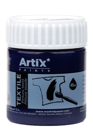 6 Potjes Textielverf - 6 x 45 ml - Marineblauw