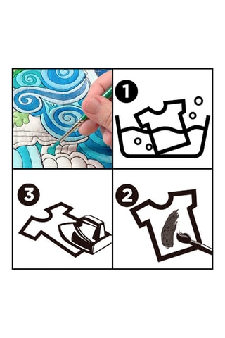 6 Potjes Textielverf - 6 x 45 ml - Lichtgeel