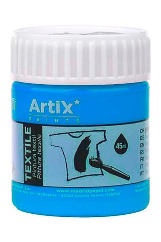 6 Potjes Textielverf - 6 x 45 ml - Hemelsblauw
