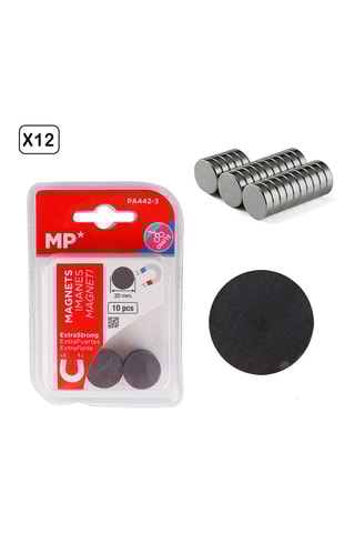 12 x 10 Ronde Magneten - 20 mm