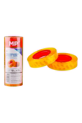 12 Rollen Plakband - 33 x 0,012 m