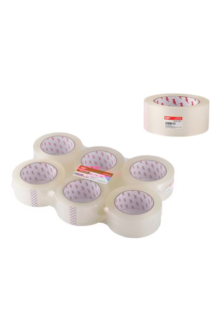 6 Rollen Plakband - 0,048 x 100 m 