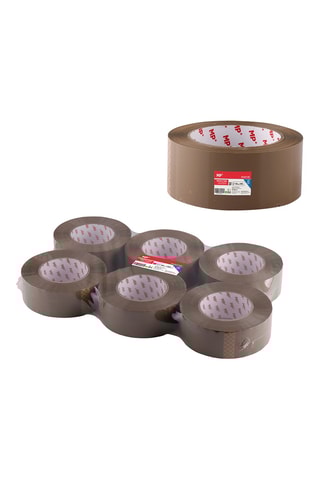 6 Rollen Plakband - 0,048 x 150 m 