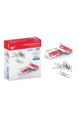 10 x 100 Paperclips - Reference n° 1,5