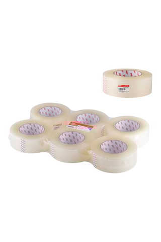 6 Rollen Plakband - 0,048 x 200 m 