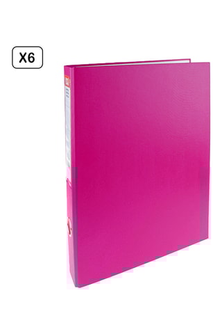 6 Ringbanden - Fuchsia - 260 x 330 mm