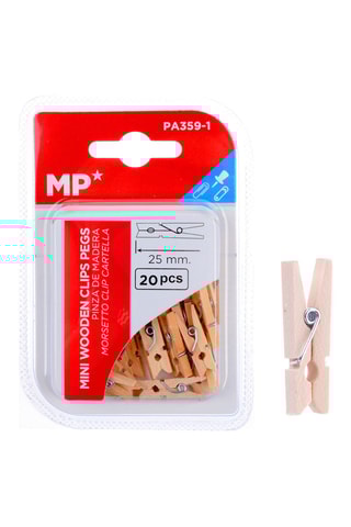 12 x 20 Houten Klemmen - 25 mm