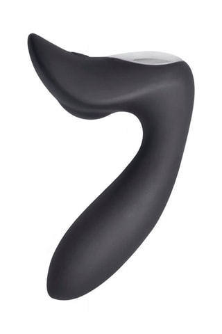 Plug anal vibrant Noir - 10 cm