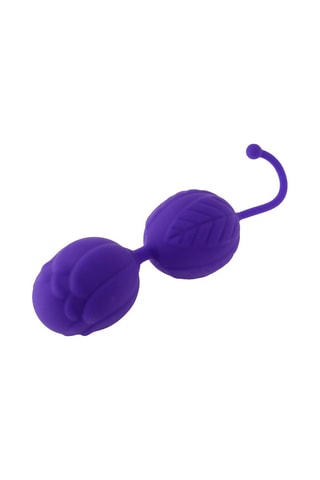 Boules de geisha waterproof de luxe - Violet - 3,9 cm