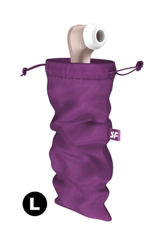 Sac de rangement pour sextoy - Violet - 15 x 26 cm