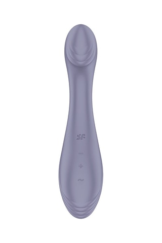 Vibromasseur waterproof point G USB en silicone G-Force Satisfyer - Gris - 16,5 cm
