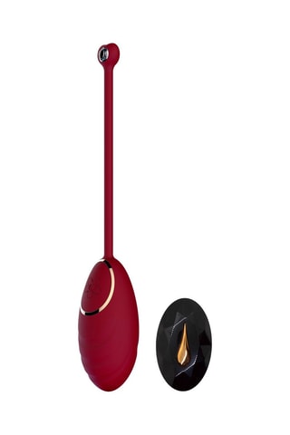 Œuf vibrant télécommandé Daisy - Bordeaux - 19,3 cm
