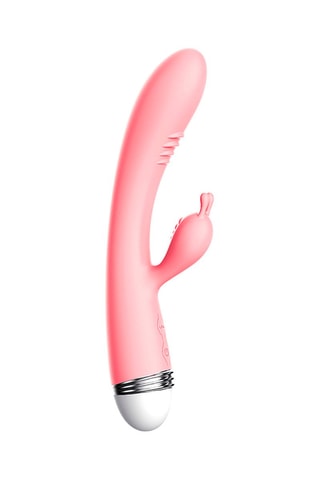 Vibromasseur rabbit - Rose - 21,8 cm