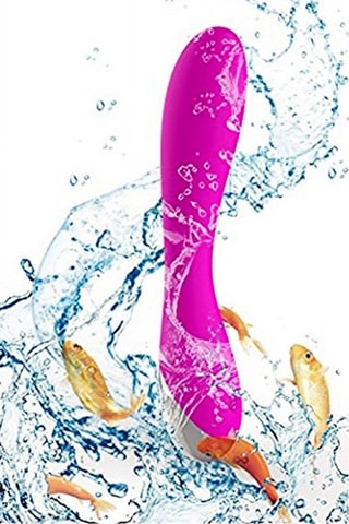 Vibromasseur waterproof - Violet - 18 cm