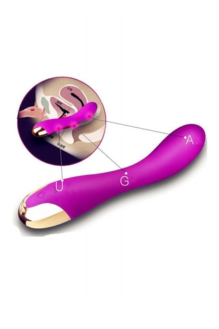 Vibromasseur waterproof - Violet - 18 cm