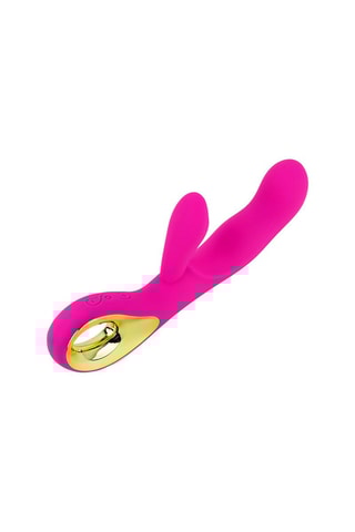 Vibromasseur Rabbit - Fuchsia - 19,5 cm