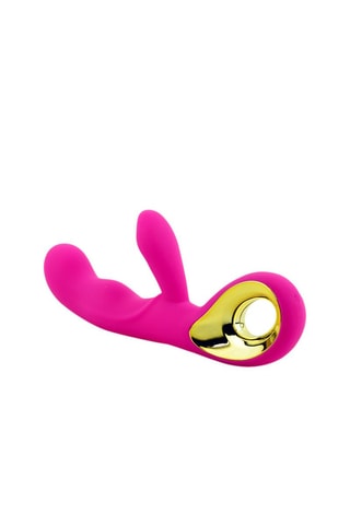 Vibromasseur Rabbit - Fuchsia - 19,5 cm