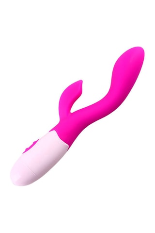 Vibromasseur Rabbit - Rose - 20 cm