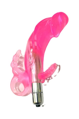 Vibromasseur 3 stimulations - Rose - 14 cm